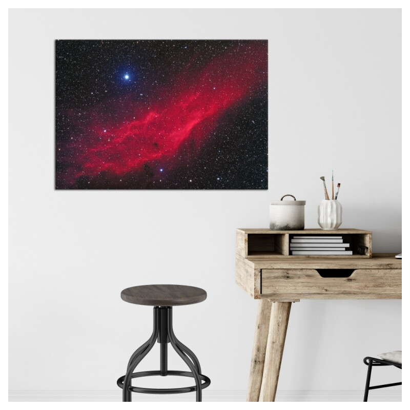 Oklop Póster Neblina californiana NGC 1499 60 cm x 40 cm
