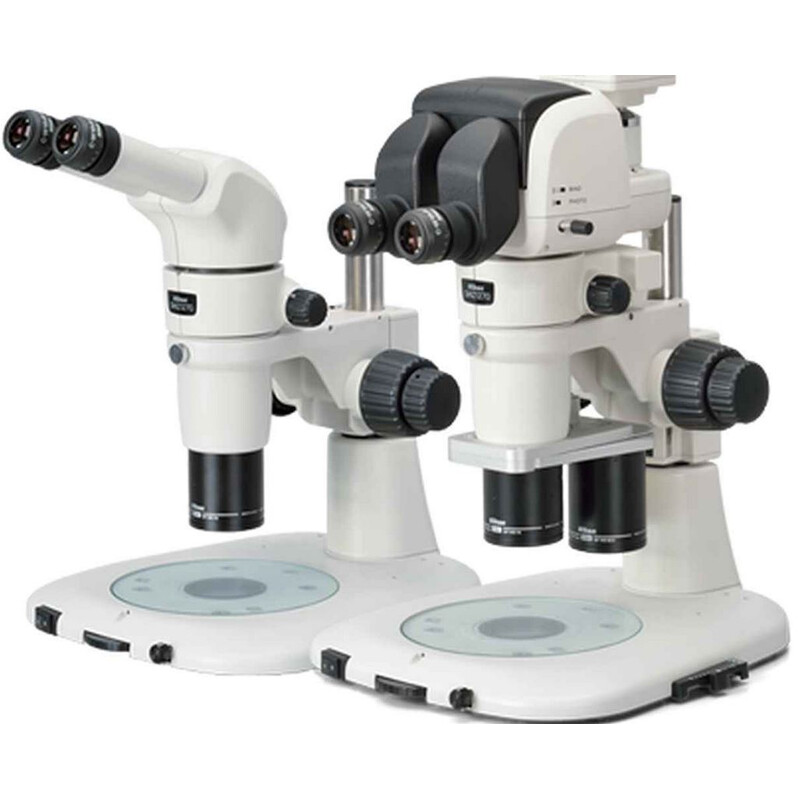 Nikon zoom stereomicroscoop SMZ1270i, trino, ERGO, Plan AP 0,75x, 0,63x-8x, FN22, B.D.107mm, C-US2 statief