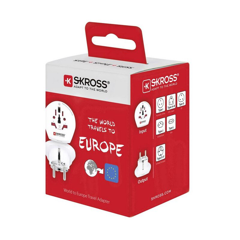 Skross Power pack Reiseadapter World to Europe