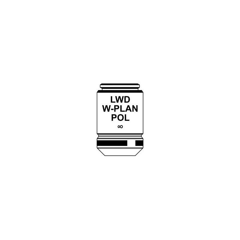 Optika IOS LWD W-PLAN POL objective 10x/0.25, M-1137