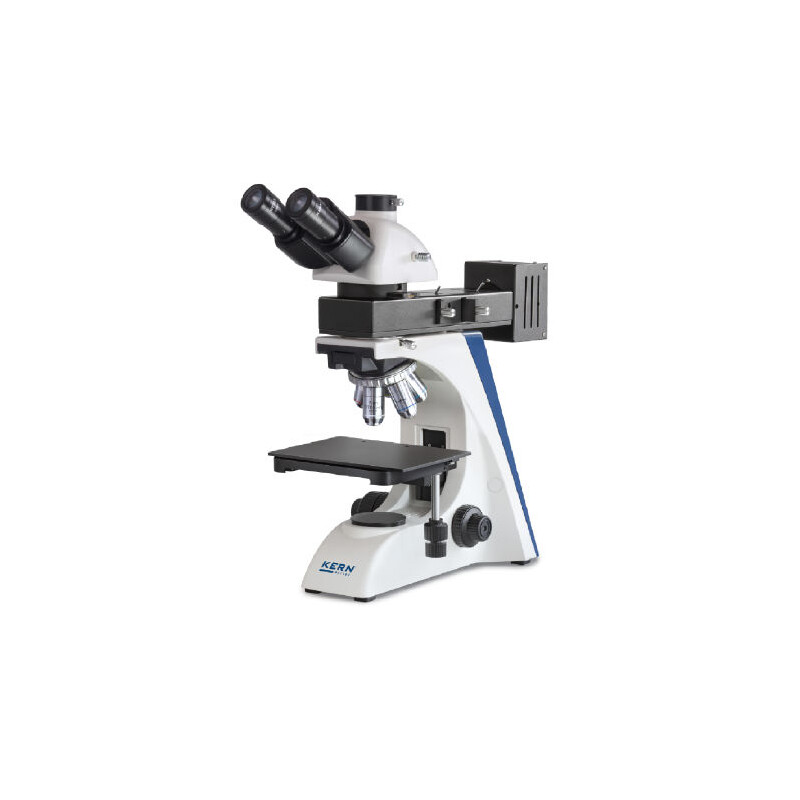 Kern Microscope OKO 176, MET, POL, trino, Inf plan, 50x-1000x, Auf-/Duchlicht, HAL, 50W
