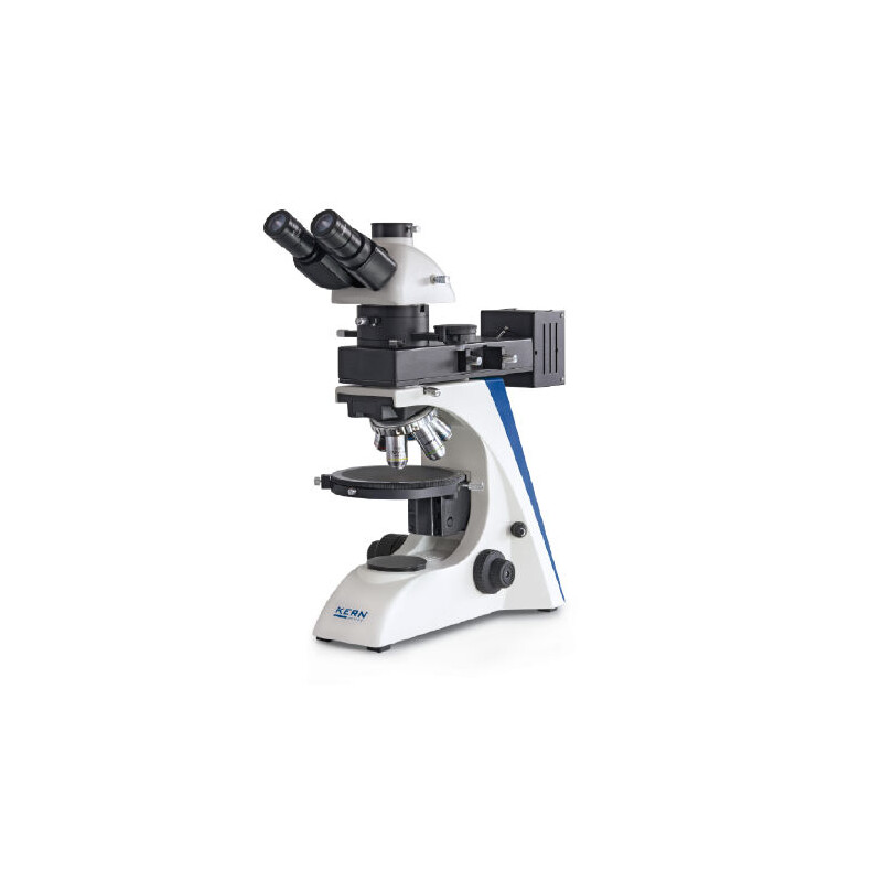 Kern Microscope OPN 184, POL, trino, Inf plan, 40x-400x, Incident  light, HAL, 100W