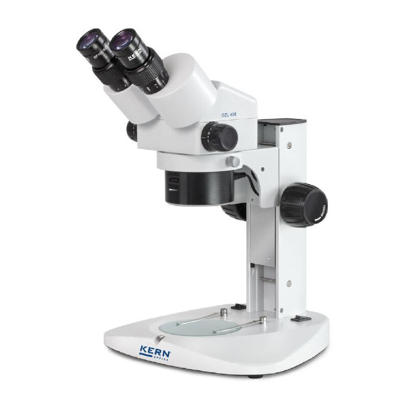 Kern Stereo Zoom Microscope OZL 456, bino,  Ring lights, 10x23, 0.21W LED, 0.75-5.0x