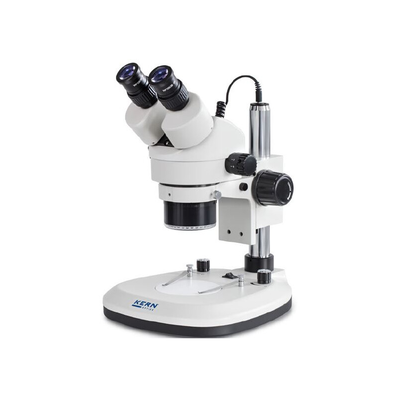 Kern Stereo zoom microscope OZL 466, trino, Ringl., Greenough, 0,7-4,5x, HWF10x20, 3W LED