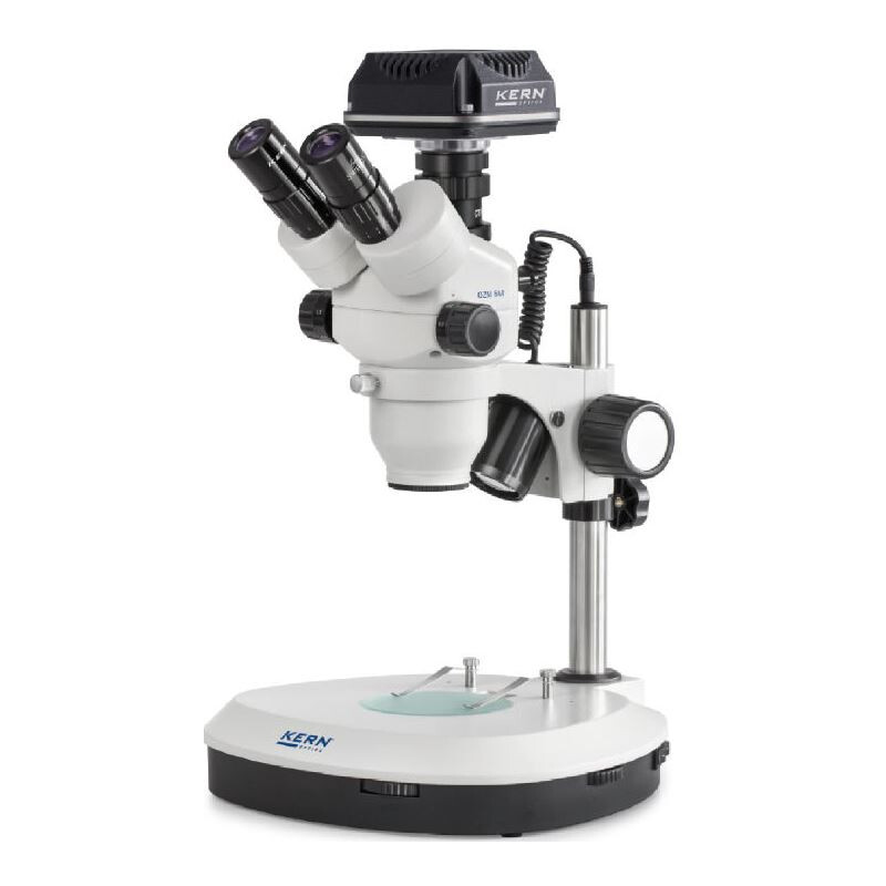 Kern Microscope OZM544C832, trino, 7-45x, HWF 10x23, Auf-Durchlicht, LED 3W, Kamera, CMOS, 5MP, 1/2.5", USB 3.0