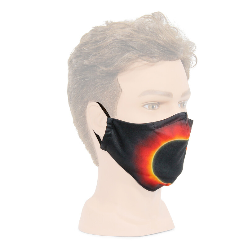 Masketo face mask with astronomy theme Solar Corona 1 piece