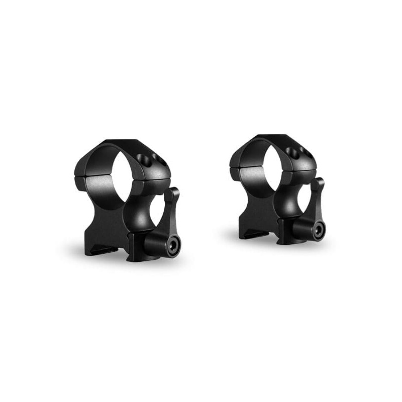 HAWKE Precision steel ring mount 1 inch 2 pcs Weaver high levers