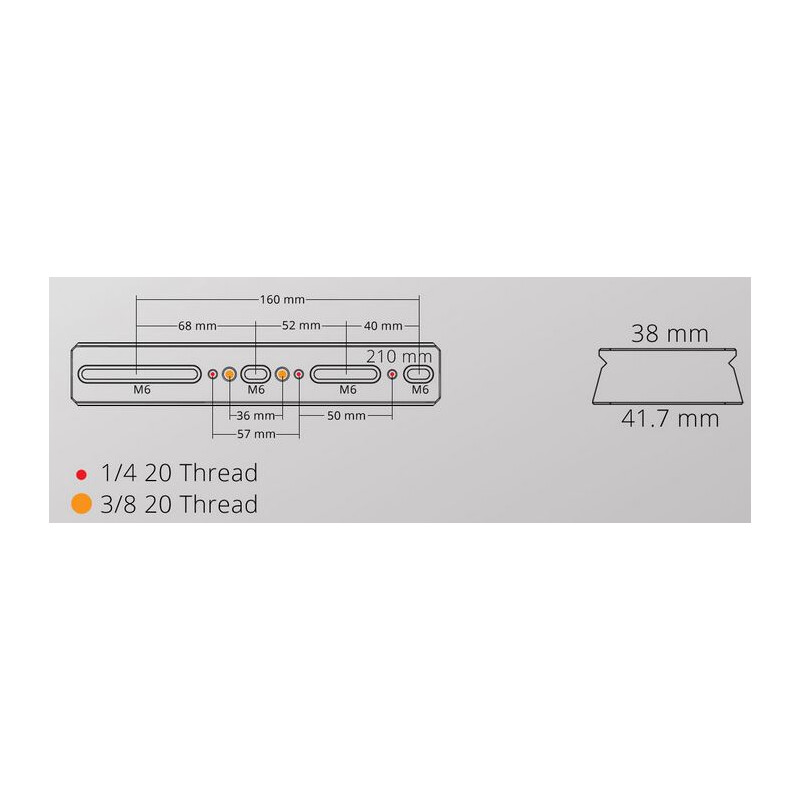 William Optics DSD 210 D-Prism rail
