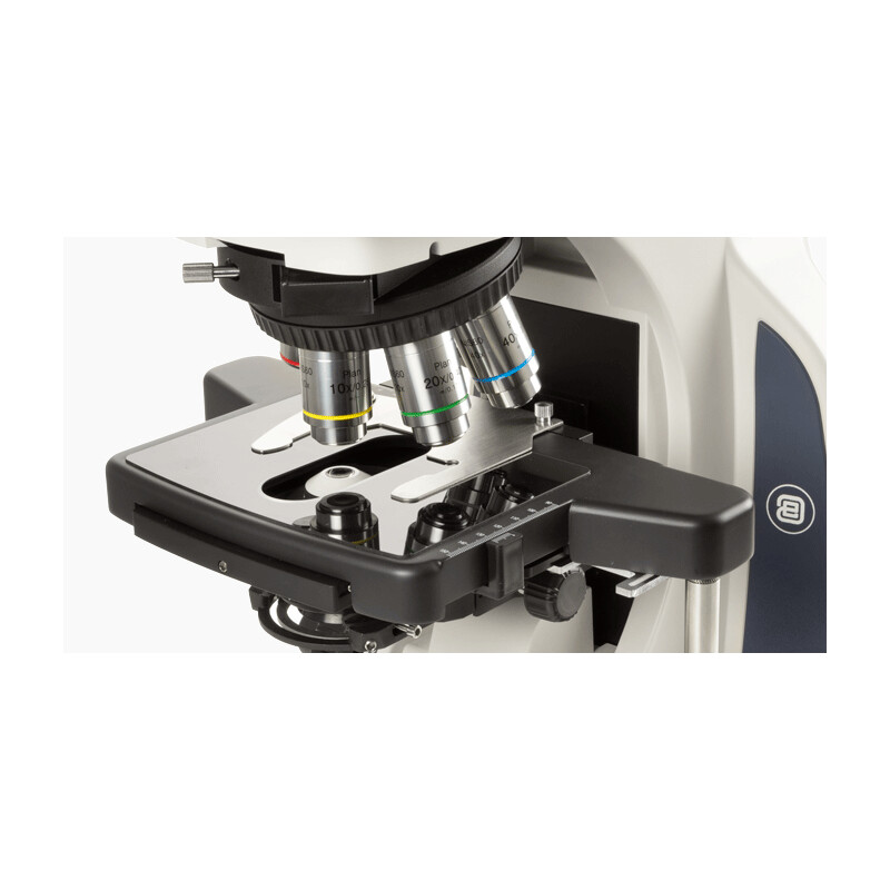 Euromex Microscope Delphi-X, DX.2158-APLi, trino, 40x - 1000x, Plan semi-apochromat., mit ergonom. Kopf u.100W Halogen-Beleuchtung