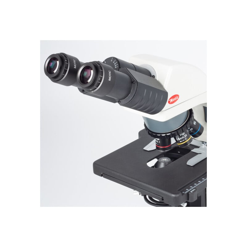 Motic Microscoop BA310E, bino, BF, infinity, EC- plan, achro, 40x - 400x, Hal 30W, LED 3W (opt.)