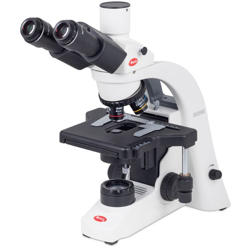 Motic Microscoop BA210E trino, INFINITY, EC-plan, achro, 40x-1000x, Hal,