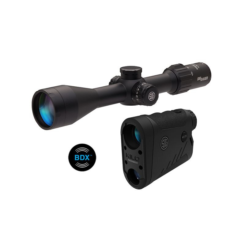 Sig Sauer Riflescope BDX Pack1: KILO1800BDX + SIERRA3BDX 4.5-14x50mm