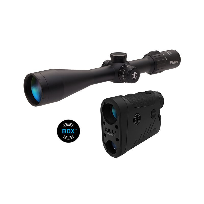Sig Sauer Riflescope BDX Pack2: KILO1800BDX + SIERRA3BDX 6.5-20x52mm