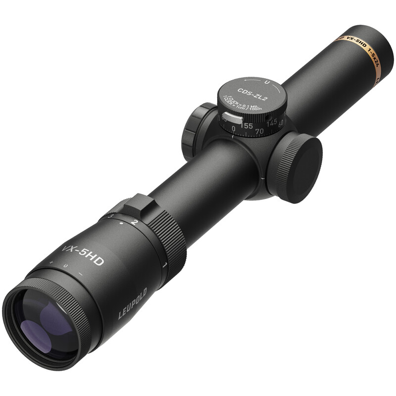 Leupold Mirino VX-5HD 1-5x24 30mm CDS-ZL Matte FireDot Duplex