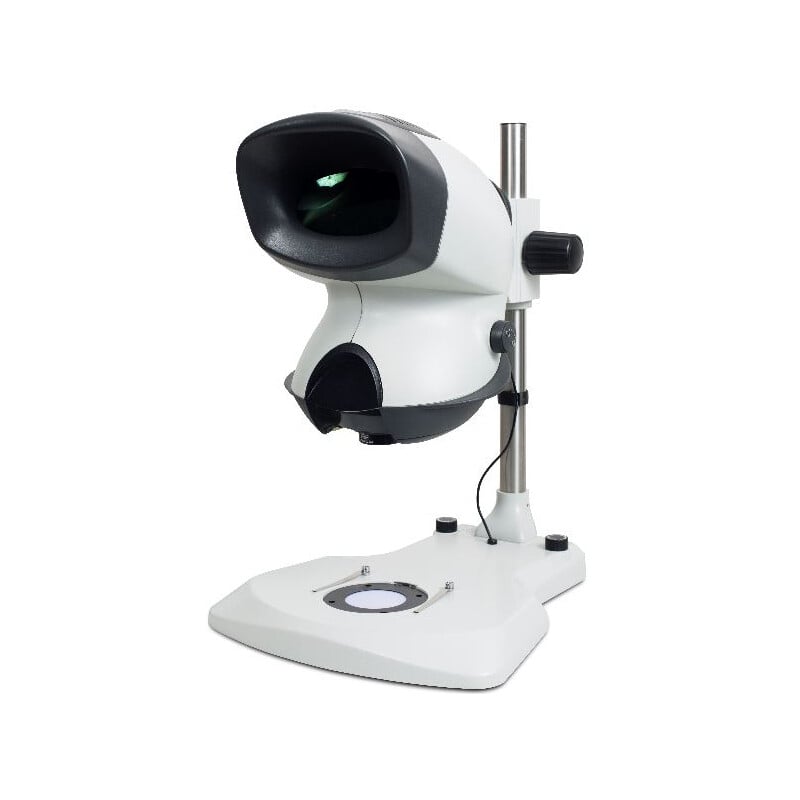 Vision Engineering Stereo zoom microscope MANTIS Compact TS, MC-TS, Kopf, Auf-Durchlicht, LED, Säulenstativ, 2, 4, 6, 8x, o. Objektiv,