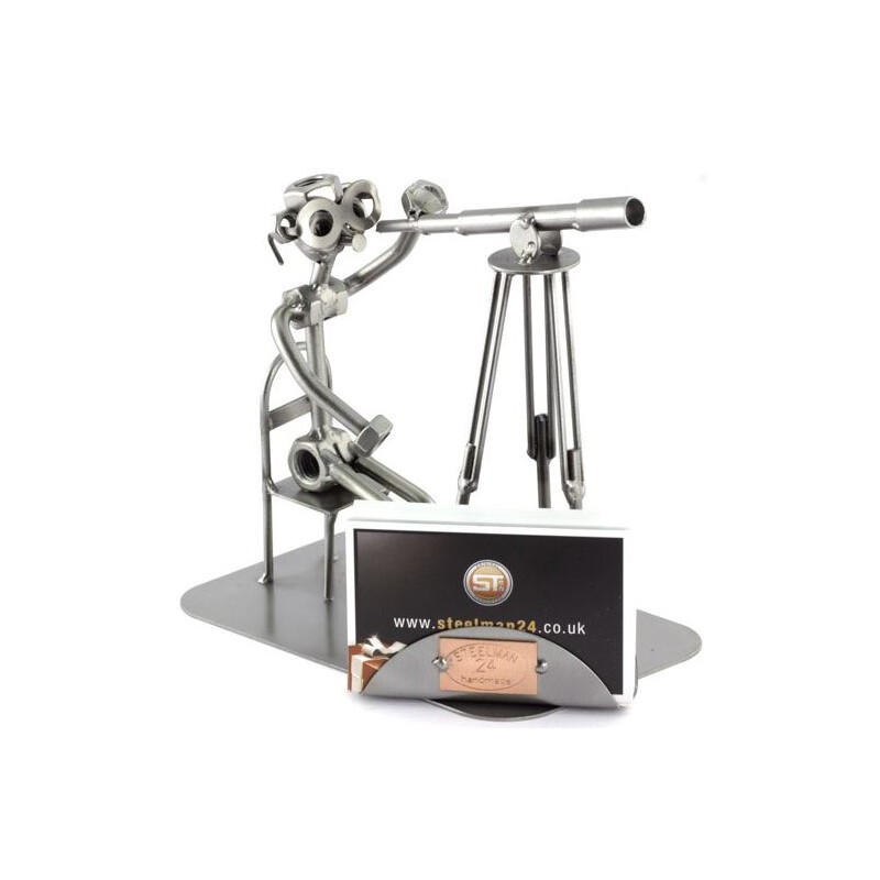 Steelman24 Screw figure Refractor with business card holder