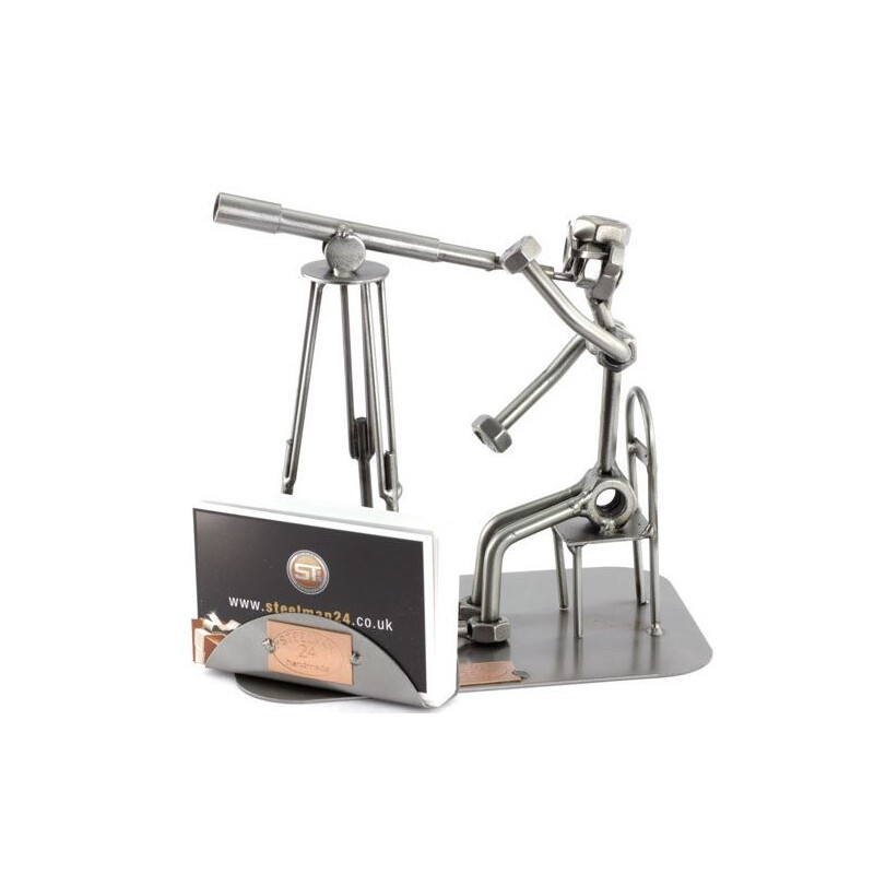 Steelman24 Screw figure Refractor with business card holder