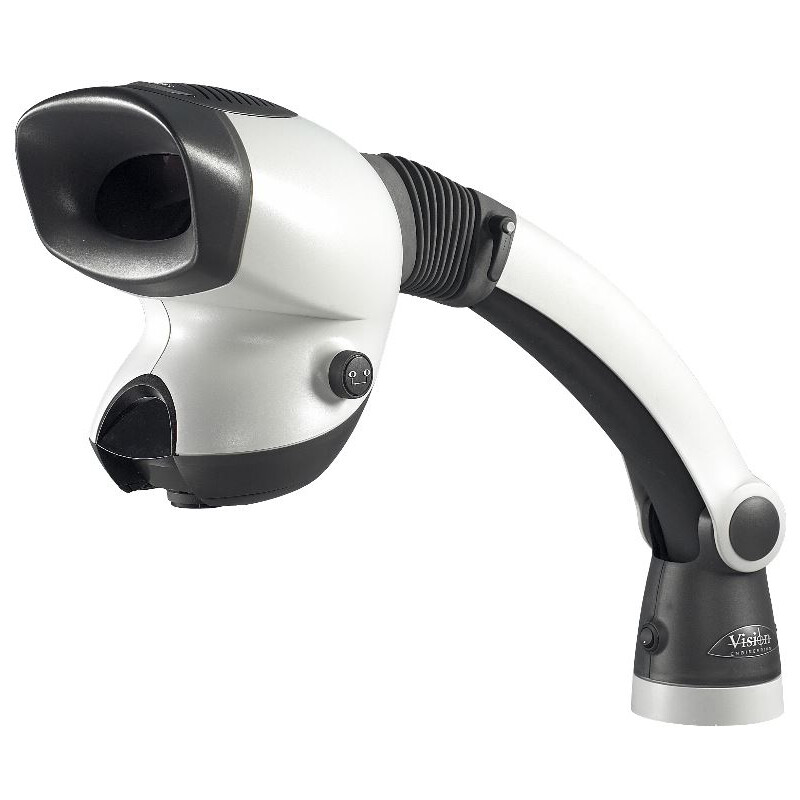 Vision Engineering Microscopio stereo zoom MANTIS Compact Universal, MCS, Testa, Illuminazione incidente, LED, Stativo orientabile, 2, 4, 6, 8x, senza obiettivo