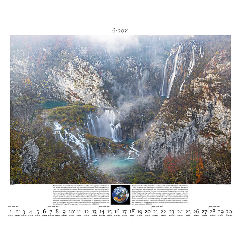 Palazzi Verlag Calendar Planet Earth 2021