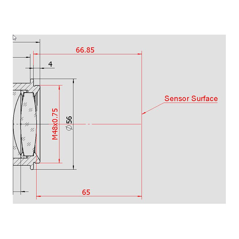 TS Optics Coma corrector 0.73x 2"