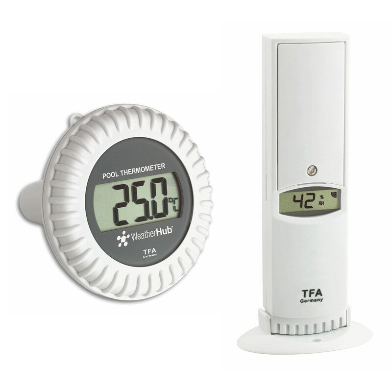 TFA Thermo-hygro transmitter with pool transmitter WEATHERHUB