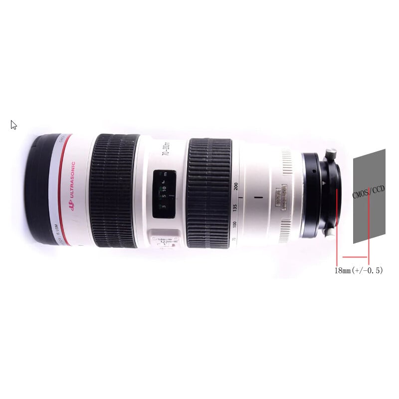 Artesky Adaptadores lentes DSLR Adaptador M48 para objetivos Canon EOS