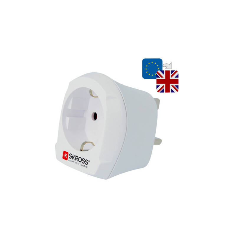 Skross Power pack Travel adapter Europe to UK