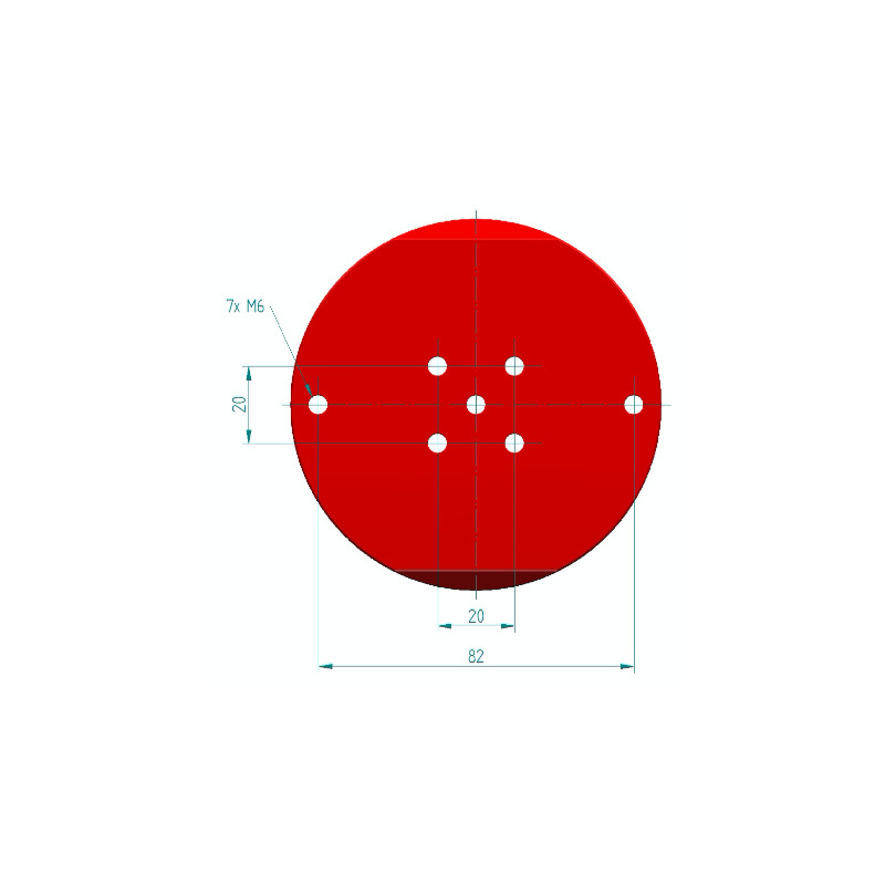 PrimaLuceLab Placa montaje Skywatcher HEQ5 PLUS