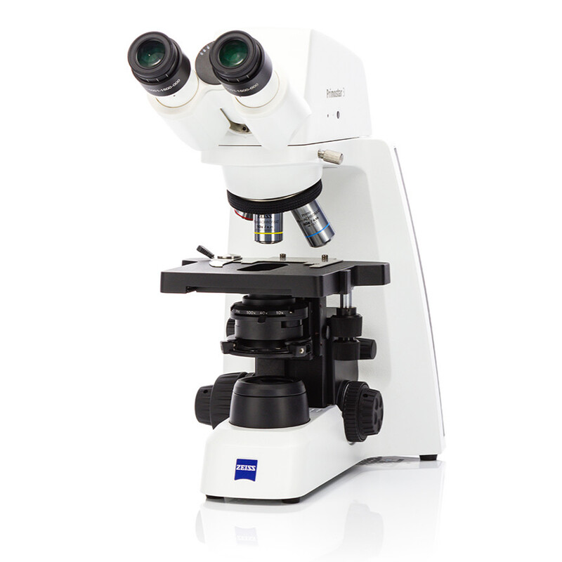 ZEISS Microscopio PrimoStar 3, Fix-K, Bi, Cam, SF20, 4 pos., ABBE 0,9, 40x-400x