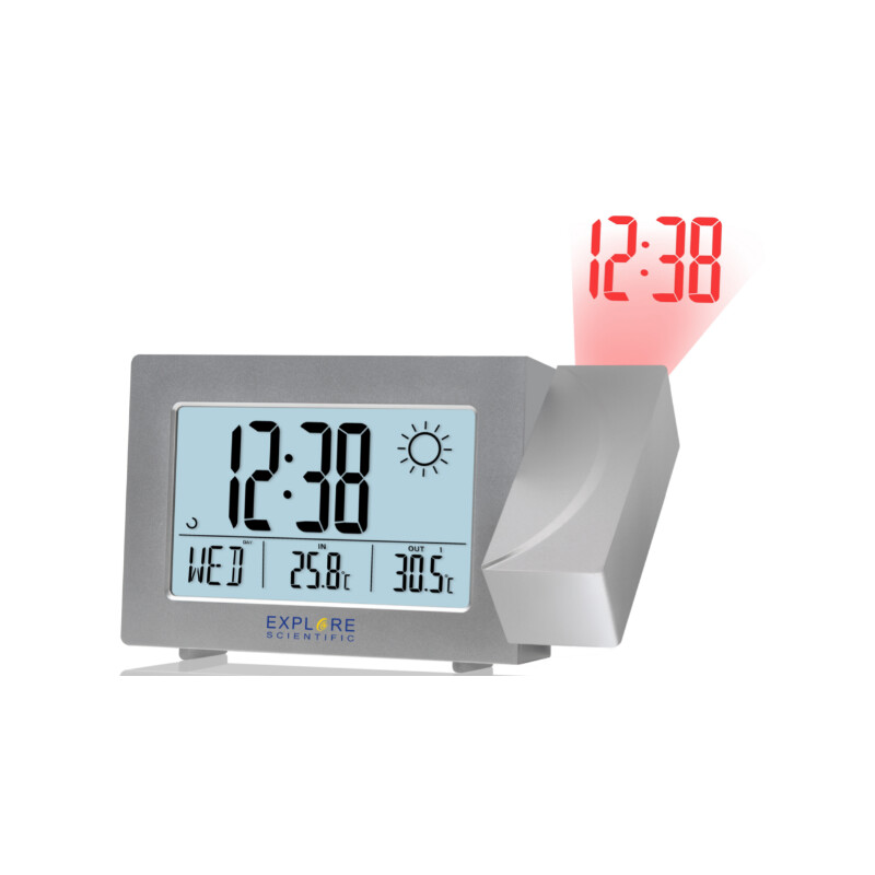 Explore Scientific Weerstation Projectieklok met weersvoorspelling