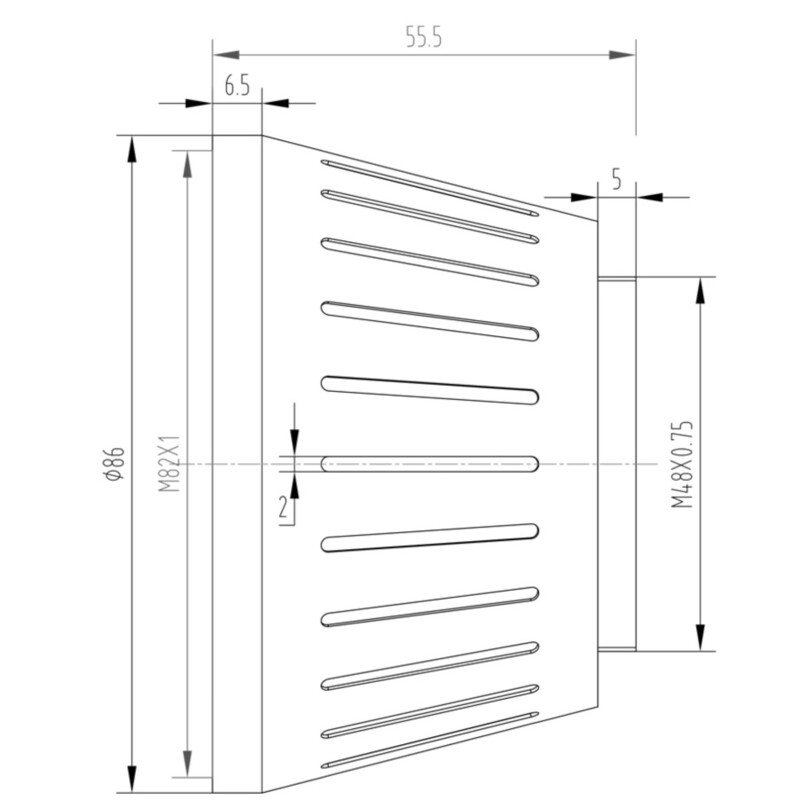 Omegon Adapter M82-M48