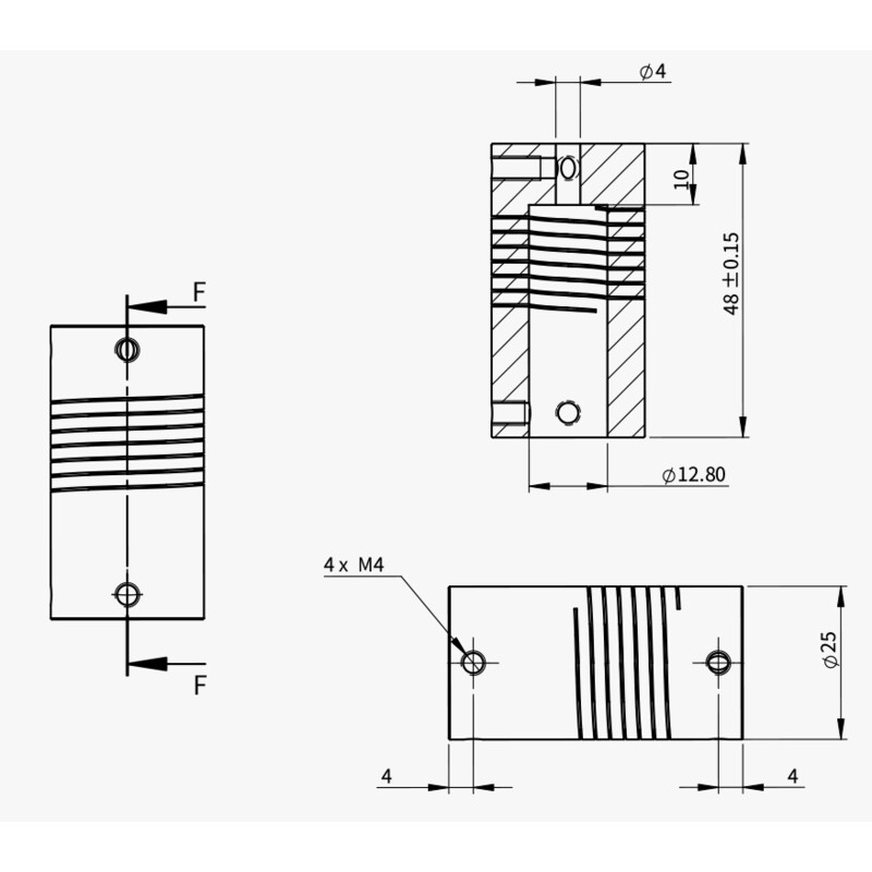 ZWO Adapter per motore di messa a fuoco EAF su Celestron C8 & C9.25