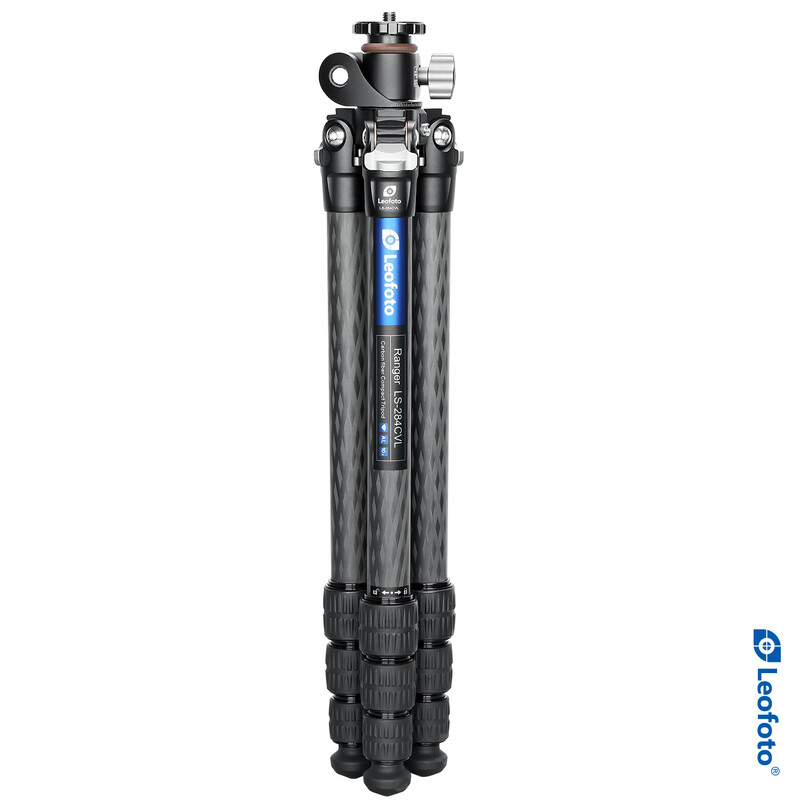 Leofoto Carbon tripod LS-284CVL Ranger with swivelling centre column