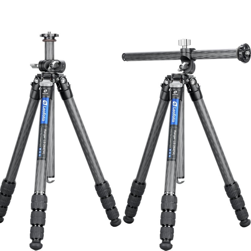 Leofoto Carbon tripod LS-284CVL Ranger with swivelling centre column