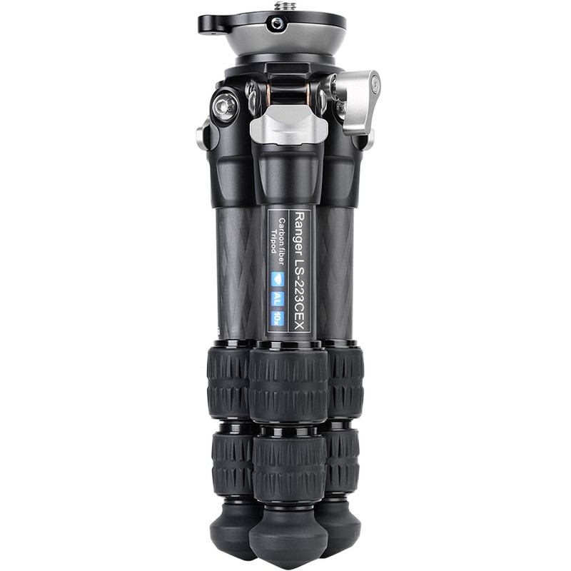 Leofoto Carbon tripod LS-223CEX Ranger mit Nivellierbasis