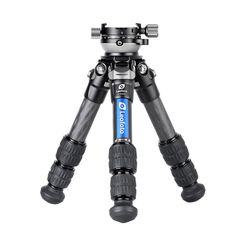 Leofoto Carbon tripod LS-223CEX Ranger mit Nivellierschale + Panoramateller RH-0