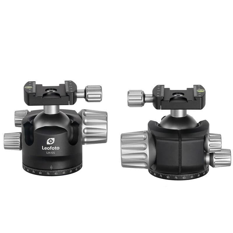 Leofoto Tripod ball-head LH-55 + quick release plate QP-70N
