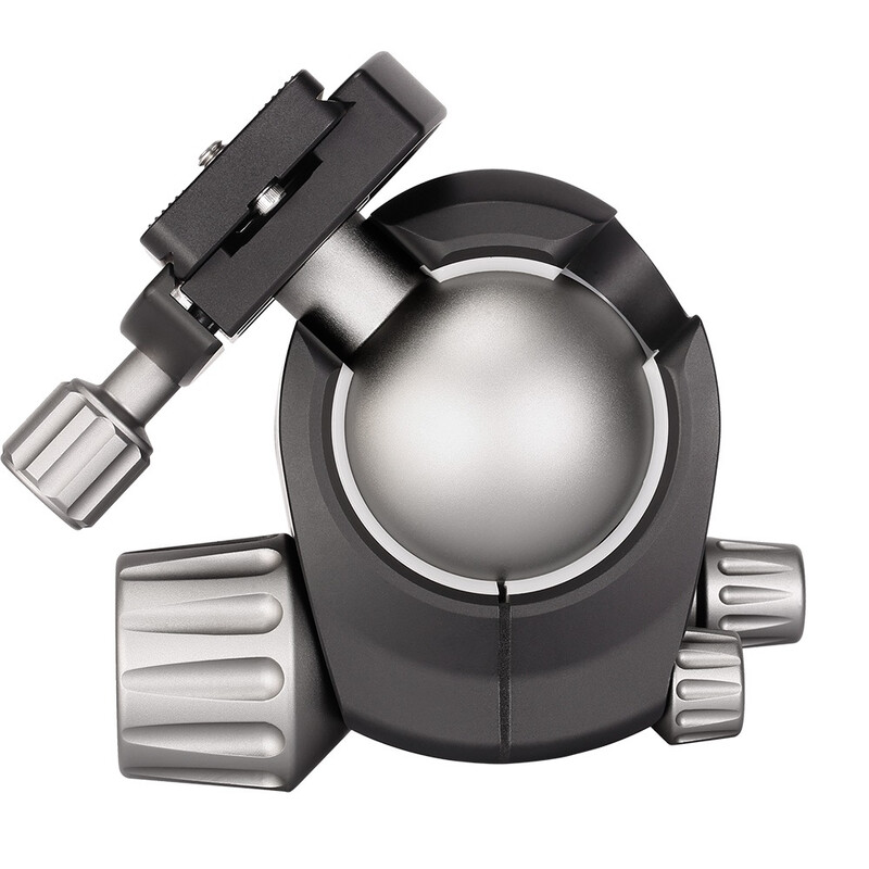 Leofoto Tripod ball-head LH-55 + Schnellwechselplatte QP-70N
