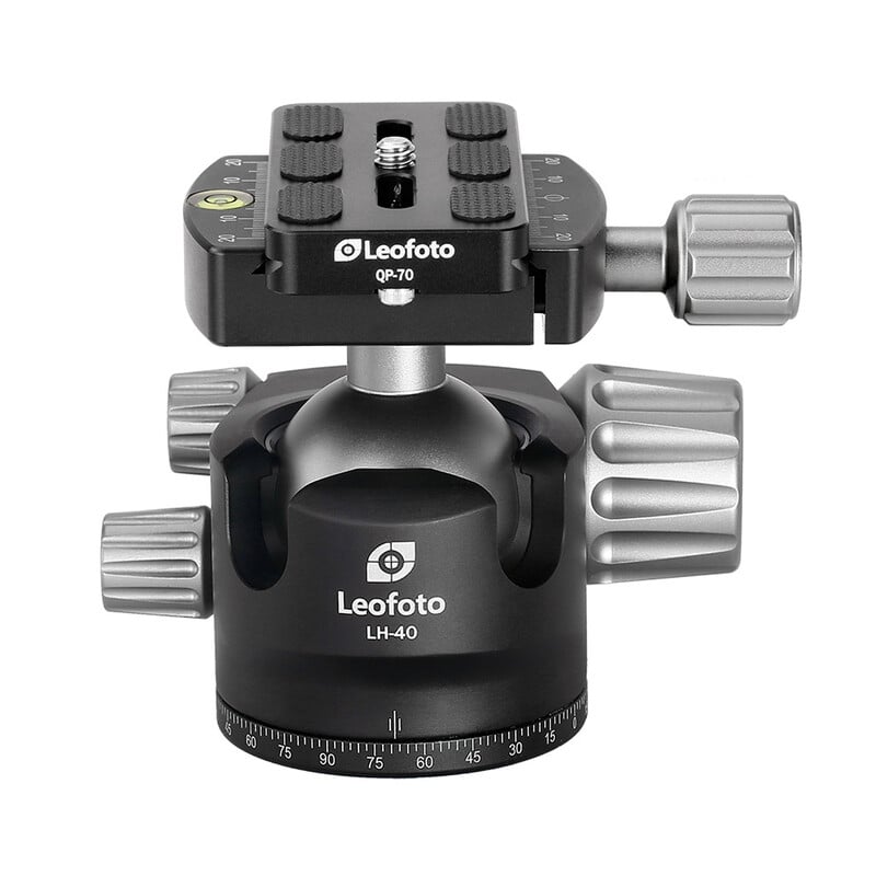 Leofoto Tripod ball-head LH-40 + quick release plate QP-70N