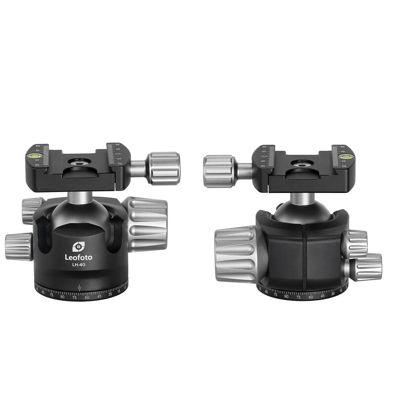 Leofoto Tripod ball-head LH-40 + Schnellwechselplatte QP-70N
