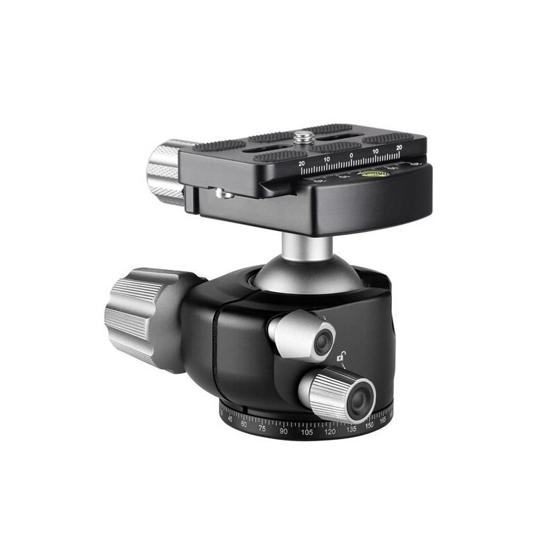 Leofoto Tripod ball-head LH-36 + Schnellwechselplatte QP-70N