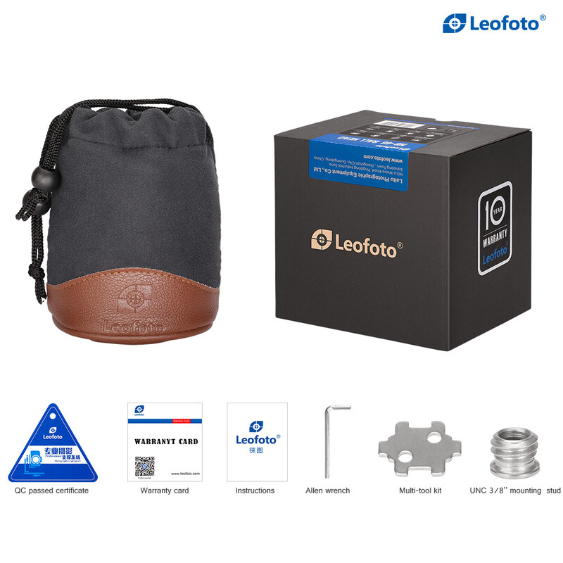 Leofoto Tripod ball-head LH-30 + Schnellwechselplatte BPL-50