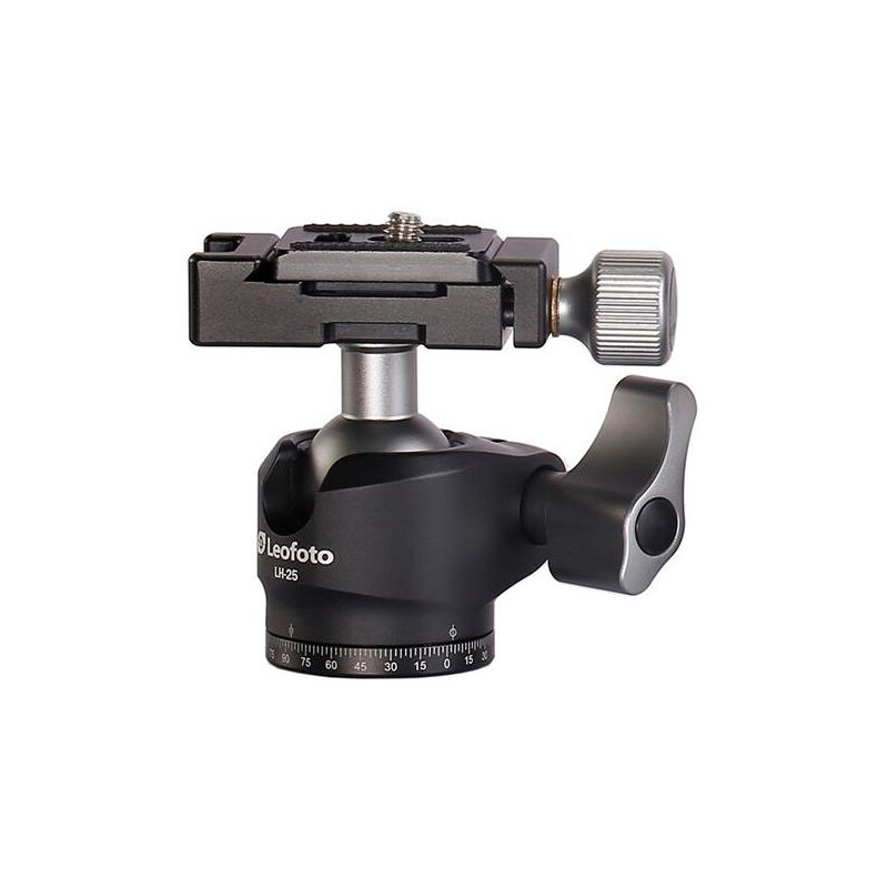 Leofoto Tripod ball-head LH-25 + Schnellwechselplatte PU-25