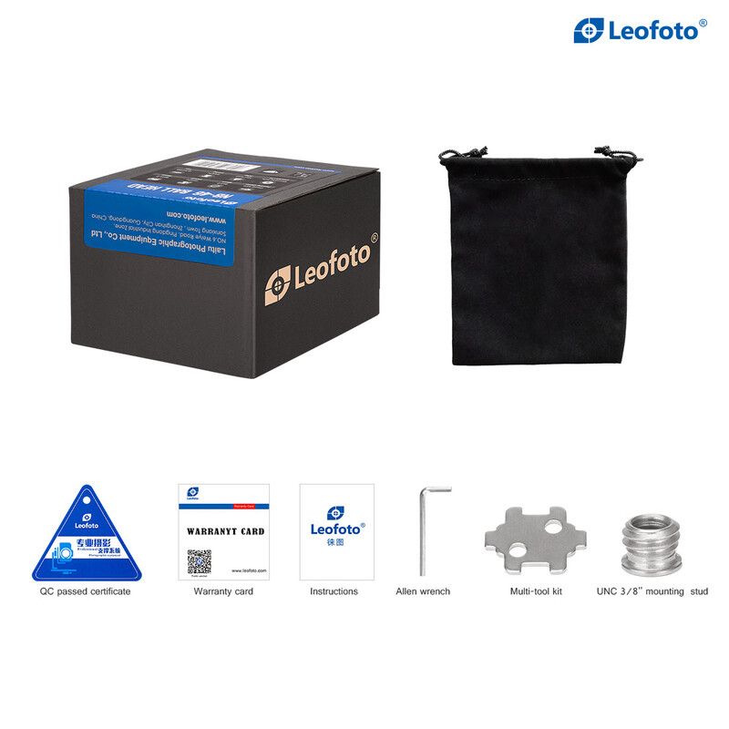 Leofoto Tripod ball-head LH-25 + Schnellwechselplatte PU-25