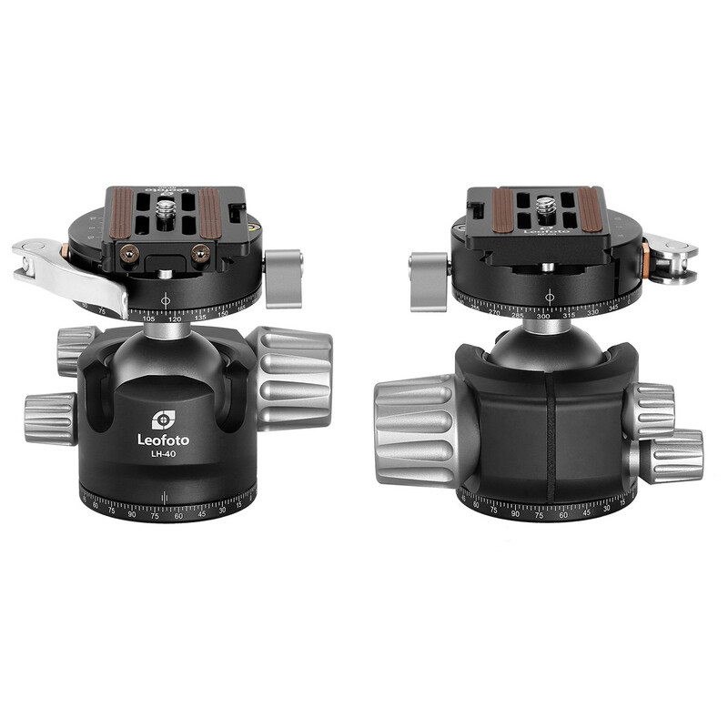 Leofoto Tripod ball-head LH-40PCL + Panoramateller NP-60
