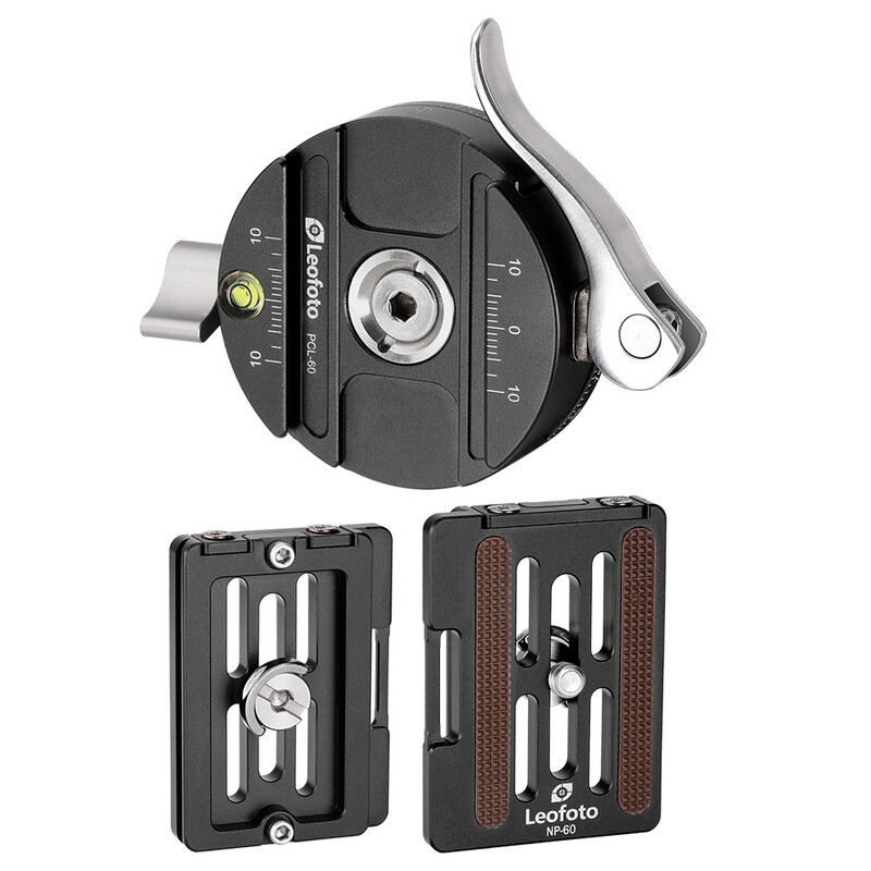 Leofoto Tripod ball-head LH-40PCL + Panoramateller NP-60