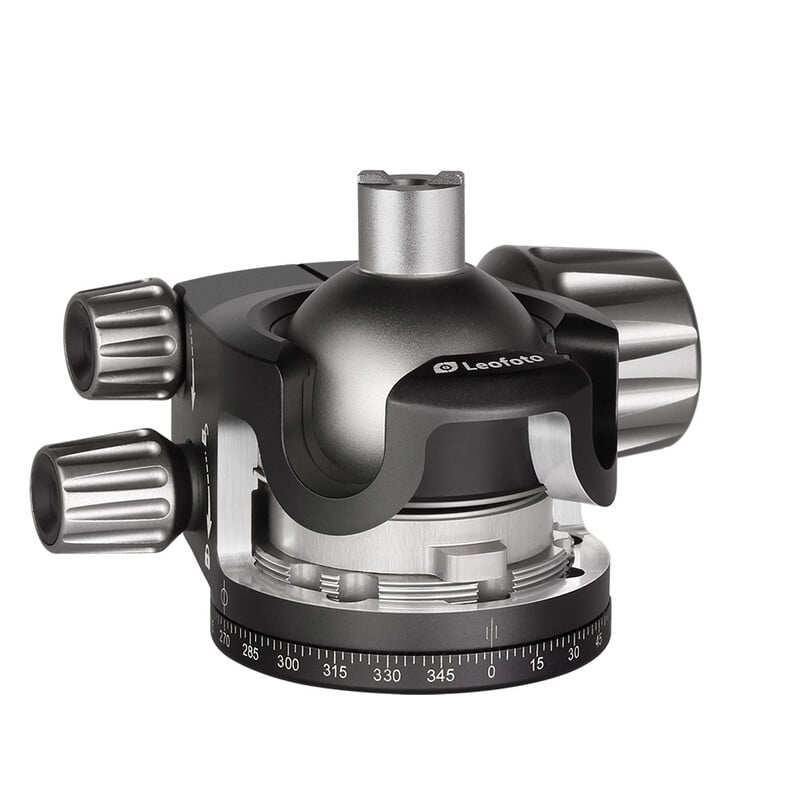 Leofoto Tripod ball-head LH-40PCL, Dual-Panoramafunktion + Schnellwechselplatte NP-60