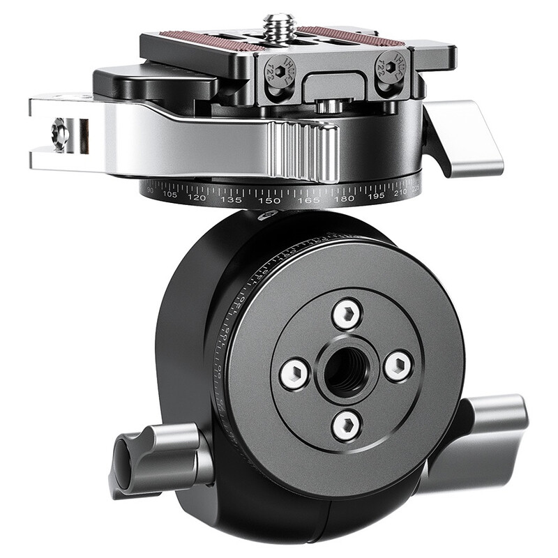 Leofoto Tripod ball-head LH-30PCL, Dual-Panoramafunktion + Schnellwechselplatte NP-60