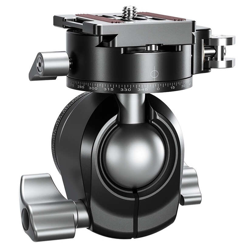 Leofoto Tripod ball-head LH-30PCL, Dual-Panoramafunktion + Schnellwechselplatte NP-60