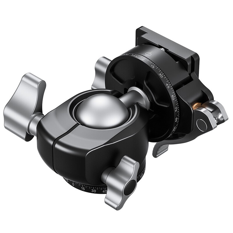 Leofoto Tripod ball-head LH-30PCL, Dual-Panoramafunktion + Schnellwechselplatte NP-60